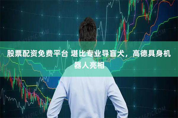 股票配资免费平台 堪比专业导盲犬，高德具身机器人亮相